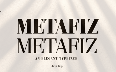 Metafiz - Un carattere elegante
