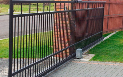 Sliding Gate Fence Metal Sliding Gate