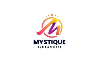Барвистий логотип Mystique Gradient