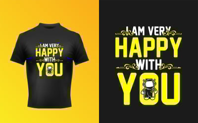 Kreativ typografi T-shirt vektor malldesign