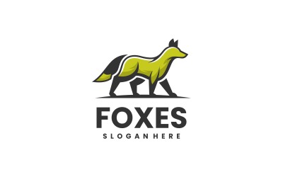 Fox Basit Maskot Logosu Vol.1