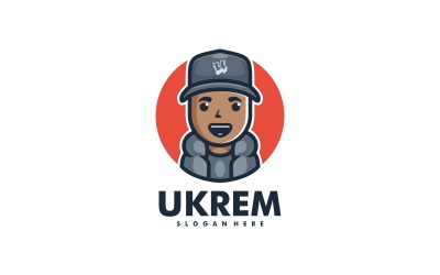 Logo postaci z kreskówek chłopca