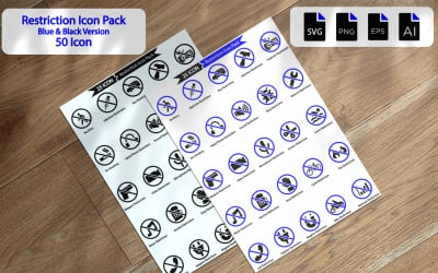 50 Premium Restriction Icon Pack