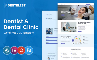 Dentelest Medical &amp;amp; Dentist WordPress téma