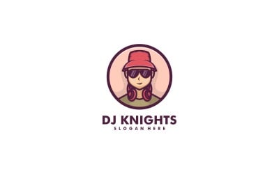 Dj Knight logo postaci z kreskówek