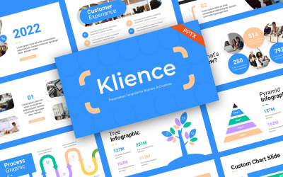 Klience Business Creative PowerPoint šablony