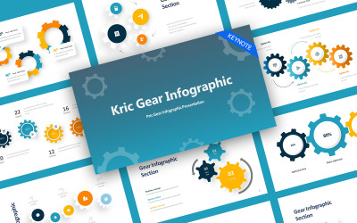 Kric Gear Infographic Keynote-sjabloon