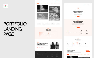 Sjabloon voor portfolio-bestemmingspagina