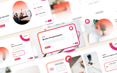 Brens - Modello di diapositive Google creative