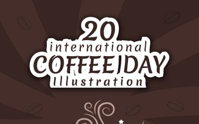 20 International Coffee Day Illustration