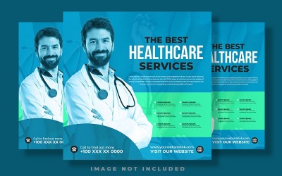 Medicinsk hälsa Sociala medier och Instagram Post Banner