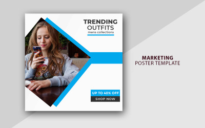 Mode-Verkauf-Social-Media-Poster-Vorlage