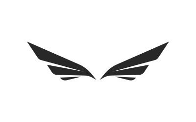 Vleugels Vector Logo ontwerpsjabloon V3