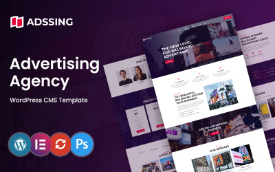 Adssing - Tema de WordPress para agencias de publicidad y marketing digital