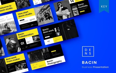 Bacin — szablon biznesowy Keynote