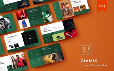 Ciamik – Шаблон бизнес-презентации PowerPoint