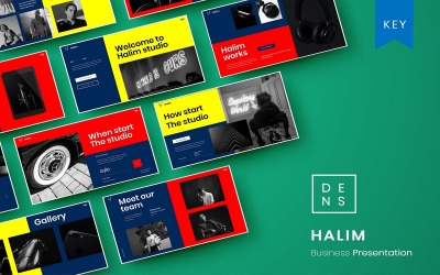 Halim – Business Keynote sablon