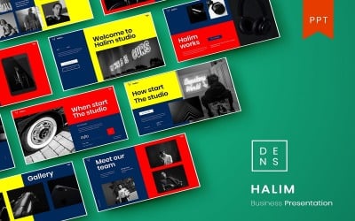 Halim - Modello di PowerPoint aziendale