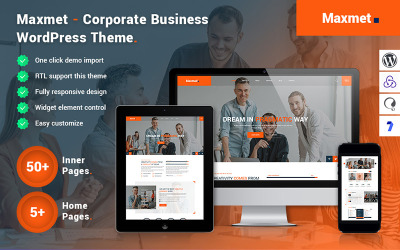 Maxmet - Thème WordPress pour entreprises