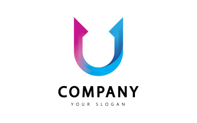 U Letter Vector Logo Design Mall V1