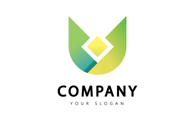 U Letter Vector Logo Design Mall V3
