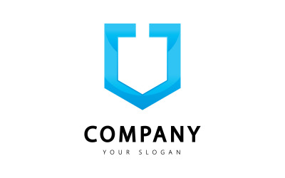 U Letter Vector Logo Design Mall V4