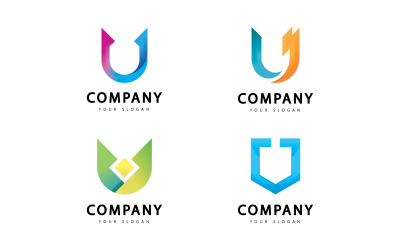 U Letter Vector Logo Design Mall V5