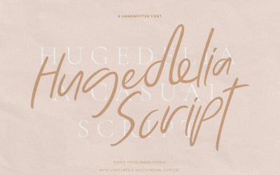 Hugedelia – meleg betűtípus
