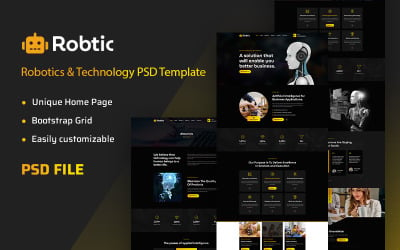 Robtic –Robotics &amp;amp; Technology PSD Template