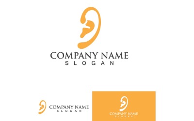 Ear Health Care Logo Vector Element Design20