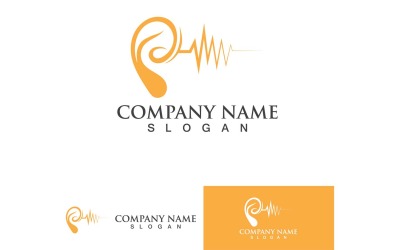 Ear Health Care Logo Vector Element Design4