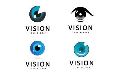 Eye Vision Vector Logo Design Mall V5