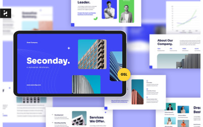 Présentation Google Slides de la proposition commerciale secondaire