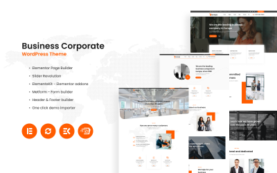 Bizcorpz – бізнес корпоративна тема WordPress