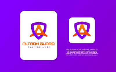Creative Guard Färbung Vektor-Logo-Design-Vorlagen