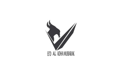 Eid Adha logó vektor és szimbólum 3