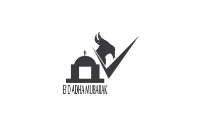 Eid Adha-logotyp vektor och symbol 2