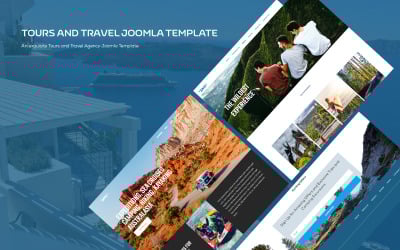 Joomla-Vorlage für Reisen und Touren von Reisenden