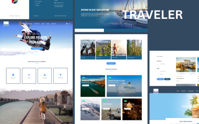 Шаблон Joomla Traveler Tours and Travel