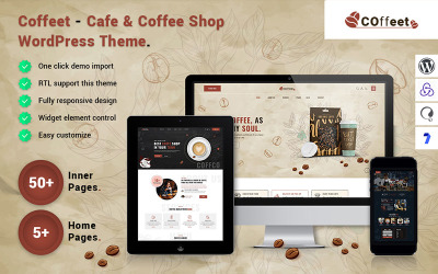 Coffeet - Thème WordPress pour café et café