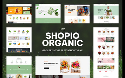 Leo Shopio Organic - Livsmedelsbutik Prestashop-tema