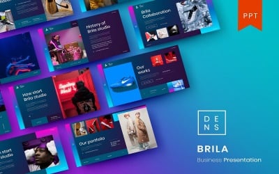 Brila – Шаблон бизнес-презентации PowerPoint