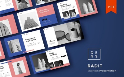 Radit – Biznes Szablon PowerPoint