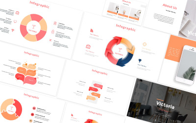 Victoria Eten PowerPoint-sjabloon