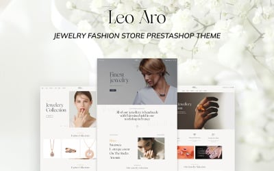 Leo Aro – розкішний ювелірний магазин. Тема Prestashop