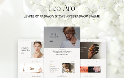 Leo Aro - тема Prestashop для роскошного ювелирного магазина