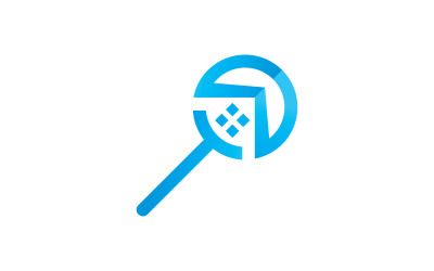 Zoek Vector Logo ontwerpsjabloon V1