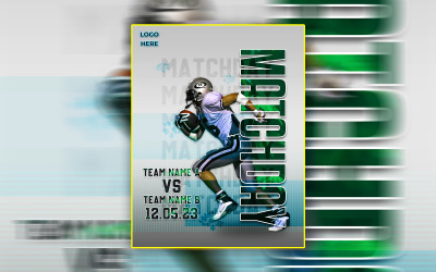 Creative Multipurpose Matchday Sports Flyer Template