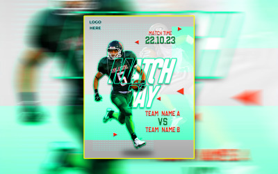 Creative Multipurpose Premium Matchday Sports Flyer šablona