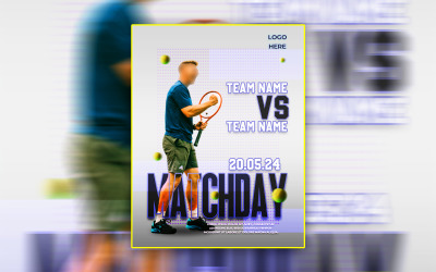 Creative Premium Matchday Sports Flyer šablona